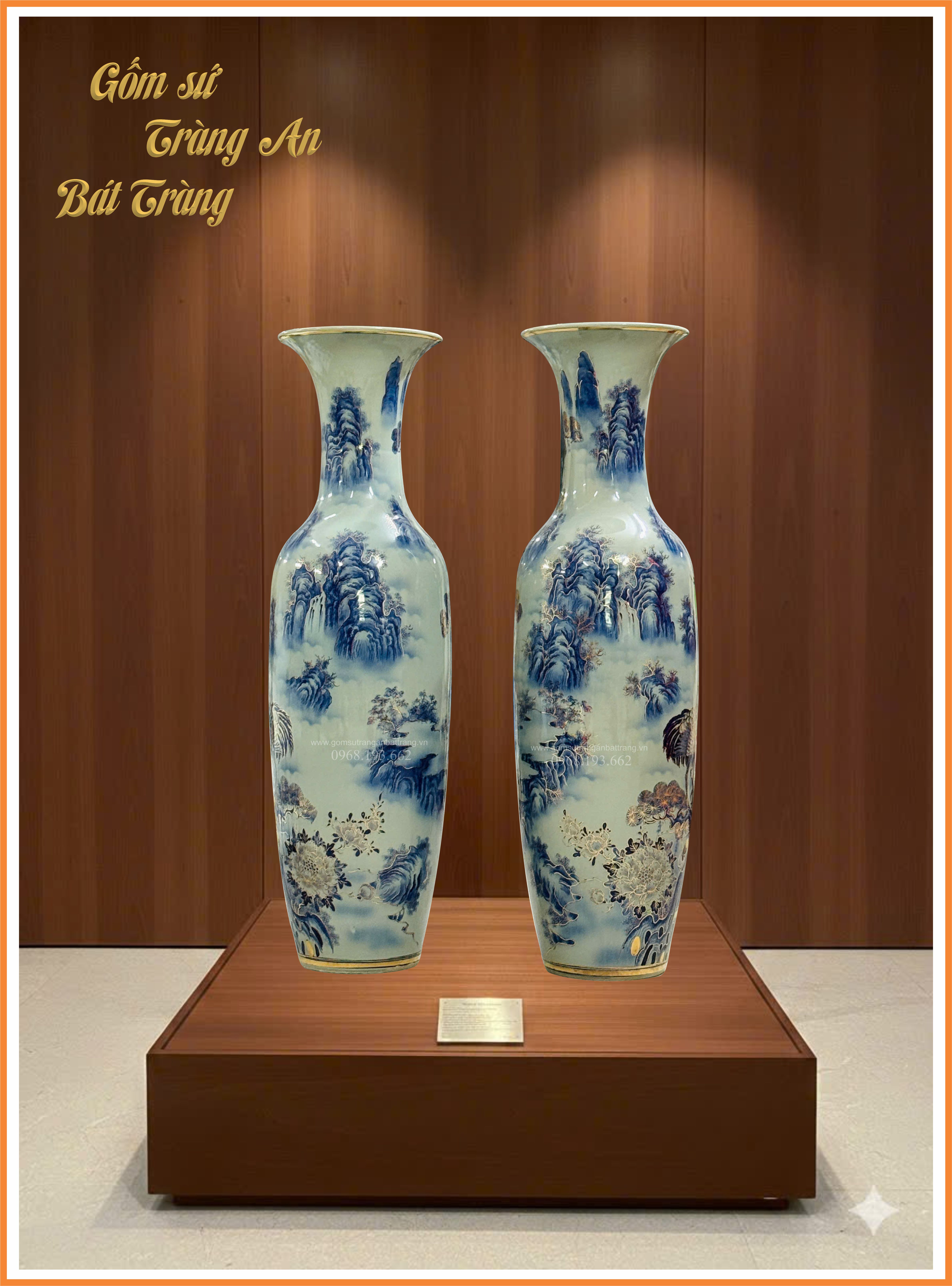 lộc bình vẽ vàng